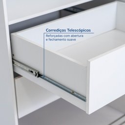 Guarda-Roupa Casal 3 Portas de Correr Muriqui Maxx CabeCasa MadeiraOriginals - 14