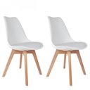 Ver imagem 1 de Conjunto com 2 Cadeiras para Sala de Jantar Saarinen Pp