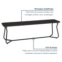 Ver imagem 4 de Banco Estilo Retrô 136cm X 42cm Vareta