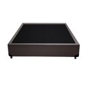 Ver imagem 3 de Cama Box Baú Casal Conforto Sintético Marrom + Colchão Casal Conforto Espuma D33 17x138x188