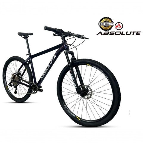 Bike Aro 29 Nero 5 Peças Inteira Absolute 12v Hollowtech Freio Hidráulico K7 11-52 Garfo Trava