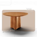 Ver imagem 5 de Sala de Jantar Mesa Selene 135cm Tampo Laminado Organico e 4 Cadeiras Solaris Soft