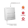 Quadros Vdi Modelo Sobrepor Cor Branco Tamanho 25x25cm Durín - 2