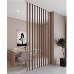 Brise Mdf Talatto 01 Unid. 274x6x4cm Larg. - Peroba - 3
