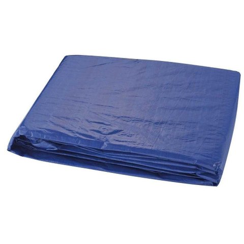Lona de Polietileno 10x8m 100 Micras Proteção UV Azul Kala