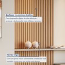 Ver imagem 7 de Kit 2 Placas de Painel Ripado Milão 2,50cm x 1,16cm x 3,3mm (Rende 2,9m²) Ecorevest Marrom/Itapuã