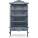 Ver imagem 2 de Cristaleira Versalhes 2 Portas e 1 Gaveta Cor Cinza 192 Cm - 63699