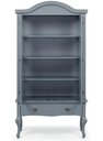 Ver imagem 2 de Cristaleira Versalhes 2 Portas e 1 Gaveta Cor Cinza 192 Cm - 63699