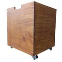 Ver imagem 7 de Rack Industrial com 3 Caixotes - Ferro e Madeira - Cores Cinza Claro e Castanheira