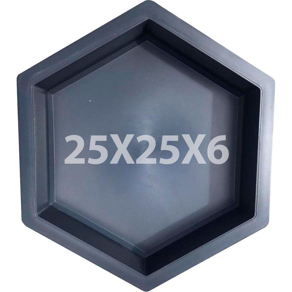 Kit 10 Formas Piso Bloquete Sextavada 25x25x6 - [brand] - 1