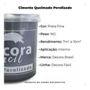 Ver imagem 5 de Cimento Queimado com Efeito Perolizado Decora Fácil 1kg - Prata Fina