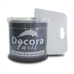 Cimento Queimado com Efeito Perolizado Decora Fácil 1kg - Prata Fina - 2