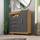 Ver imagem 1 de Cômoda Sapateira Cannes 1 Porta 4 Gavetas - Incorplac