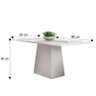 Mesa de Jantar Jasmin 180x90 Off White - PR Móveis - 3