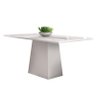 Mesa de Jantar Jasmin 180x90 Off White - PR Móveis - 1