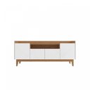 Ver imagem 3 de Rack para TV até 60 Polegadas 4 Portas 1 Nicho 158cm Pés em Madeira Maciça Adria Versátile