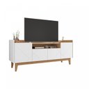 Ver imagem 7 de Rack para TV até 60 Polegadas 4 Portas 1 Nicho 158cm Pés em Madeira Maciça Adria Versátile