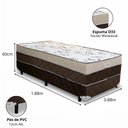 Ver imagem 2 de Cama Box Solteiro Espuma D33 - Ortobello
