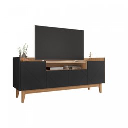 Rack para TV até 60 Polegadas 4 Portas 1 Nicho 158cm Adria Versátile  - 8