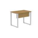 Ver imagem 3 de Escrivaninha Mesa Escritório P25 90cm Samba e Cinza Marrom