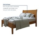 Ver imagem 6 de Cama Casal 140cm Classic Amêndoa Mel