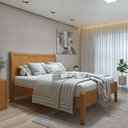 Ver imagem 1 de Cama Queen 160cm Classic Amêndoa Mel