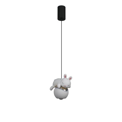 Pendente Infantil Coelhinho 17cm Led 10w 3200k Bivolt 16208-pl