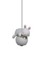 Ver imagem 2 de Pendente Infantil Coelhinho 17cm Led 10w 3200k Bivolt 16208-pl