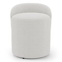 Ver imagem 4 de Puff Banqueta Living Gaia Orgânico com Encosto Baixo Bouclê Off White - Desk Design