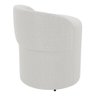 Puff Banqueta Living Gaia Orgânico com Encosto Baixo Bouclê Off White - Desk Design - 3