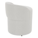 Ver imagem 3 de Puff Banqueta Living Gaia Orgânico com Encosto Baixo Bouclê Off White - Desk Design