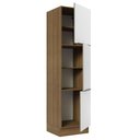 Ver imagem 6 de Paneleiro Madesa Lux 60 cm 3 Portas Rustic/Branco Veludo