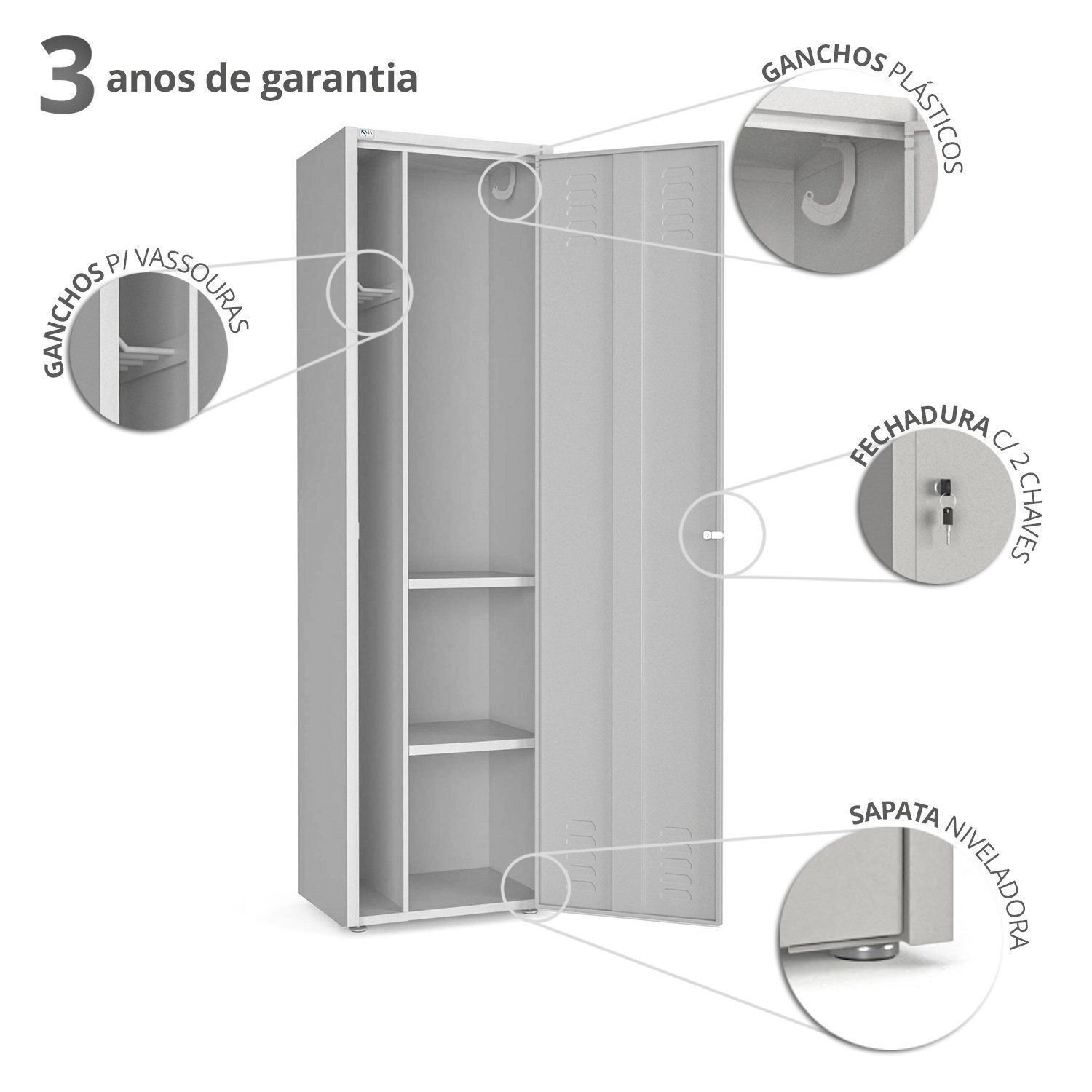 mispiga　ASKAPREMIUM SYMPHONICCONC2018 Armário de Aço Resistente Multiuso Lavanderia Limpeza Dispensa c
