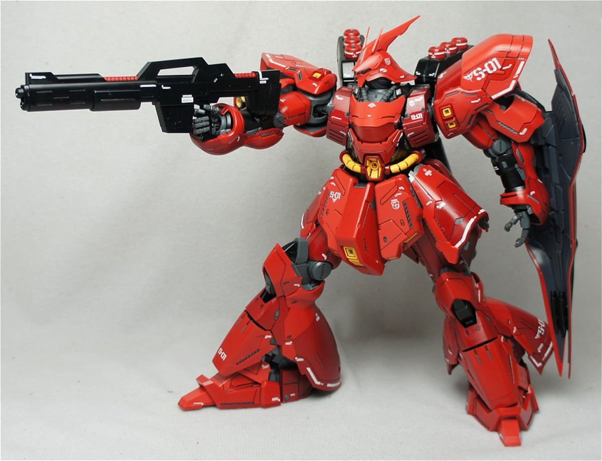 Msn-04 Sazabi Ver Ka - Gundam - Mg 1/100 - Bandai Bandai Hobby Msn-04 Sazabi Ver Ka - Gundam - Mg 1/100 - Bandai Bandai Hobby