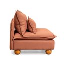 Ver imagem 5 de Sofá Modular com Encosto Pé Bolinha Sôma CabeCasa MadeiraOriginals Marrom Mocha Mousse