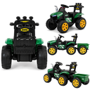 Ver imagem 1 de Trator Infantil Eletrico Biemme Super Farmer Verde 12v Controle