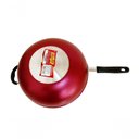 Ver imagem 2 de Panela Wok Antiaderente Grande 28cm Cabo Duplo Cor Cereja