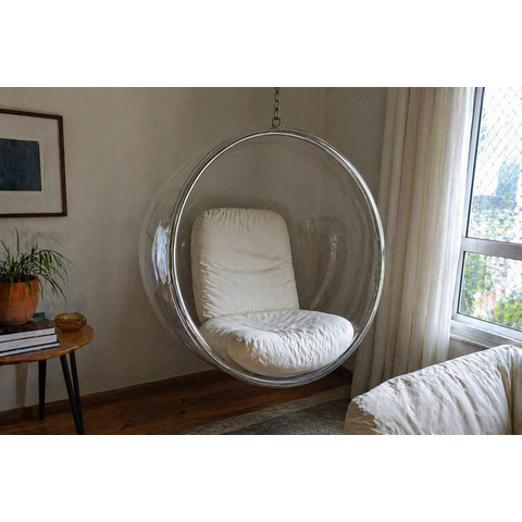 Poltrona Bubble Chair Balanço de Acrílico