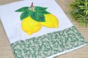 Ver imagem 3 de Kit Pano de Prato em Patchwork com 5 pçs - Frutas Arte & Tear Kit Pano de Prato Patchwork