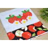Kit Pano de Prato em Patchwork com 5 pçs - Frutas Arte & Tear Kit Pano de Prato Patchwork - 7