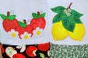 Ver imagem 2 de Kit Pano de Prato em Patchwork com 5 pçs - Frutas Arte & Tear Kit Pano de Prato Patchwork