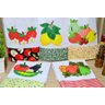 Kit Pano de Prato em Patchwork com 5 pçs - Frutas Arte & Tear Kit Pano de Prato Patchwork - 1