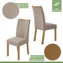 Ver imagem 6 de Conjunto Mesa Com Tampo 6 Cadeiras Naturale Apogeu Móveis Lopas