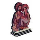 Ver imagem 2 de Adorno Imagem Sagrada Família de Mesa Madeira 12 Cm