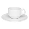 Xícara de Porcelana com Pires 75ml Linha Hotel Restaurante - 2
