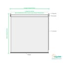 Ver imagem 2 de Persiana Double Vision Semi Black-out Preta - Requinte Linha Stripe 2m até 2,16m 1,3m até 1,59m