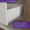 Ver imagem 6 de Guarda-Roupa Casal 8 Portas 4 Gavetas Devon Henn