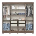 Ver imagem 3 de Guarda-Roupa Casal 8 Portas 4 Gavetas Devon Henn