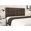Ver imagem 2 de Cabeceira Casal King Jbe Opala 195cm Marrom Cama Box 193cm