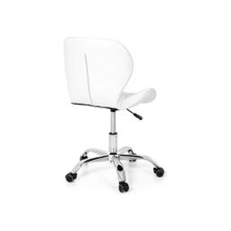 Cadeira de Escritório Slim Ergonômica Giratória Couro Diversas Cores - 4